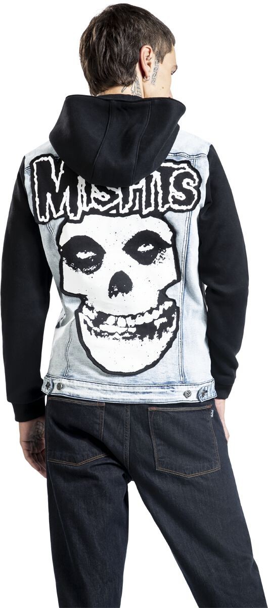Misfits Denim Jacket Punk Rock Band Jean Jacket Battle Vest Danzig Sid Vicious