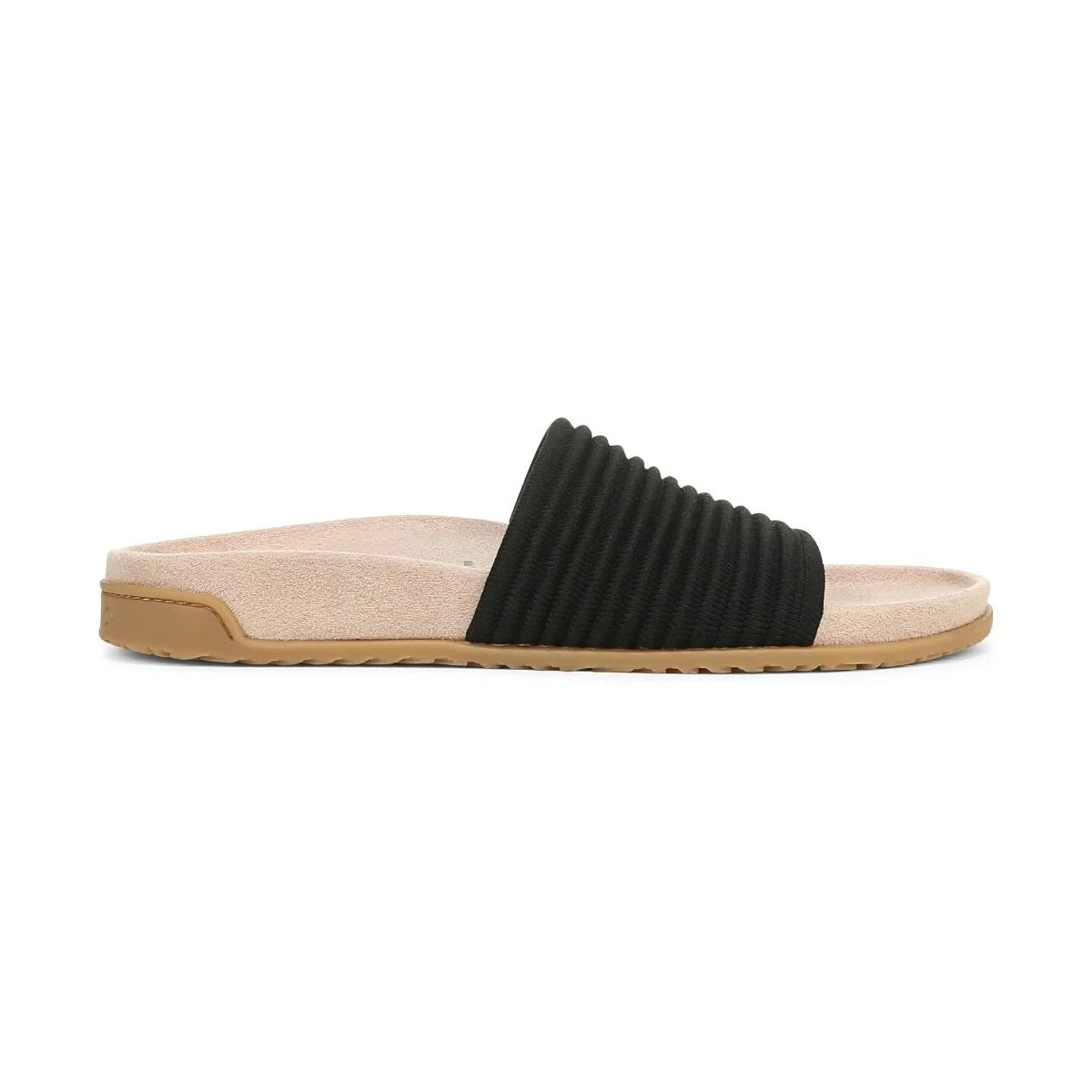 Vionic Evie Knit Slide Sandal Women Black 🔥 No Import Fees