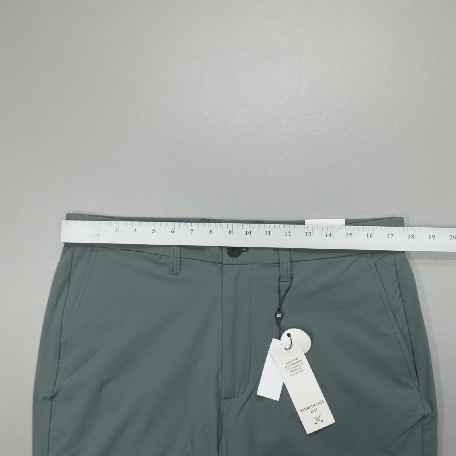 Kenneth Cole Men’s Golf Pants Stretch Water Resistant Nylon Blend Beyrl