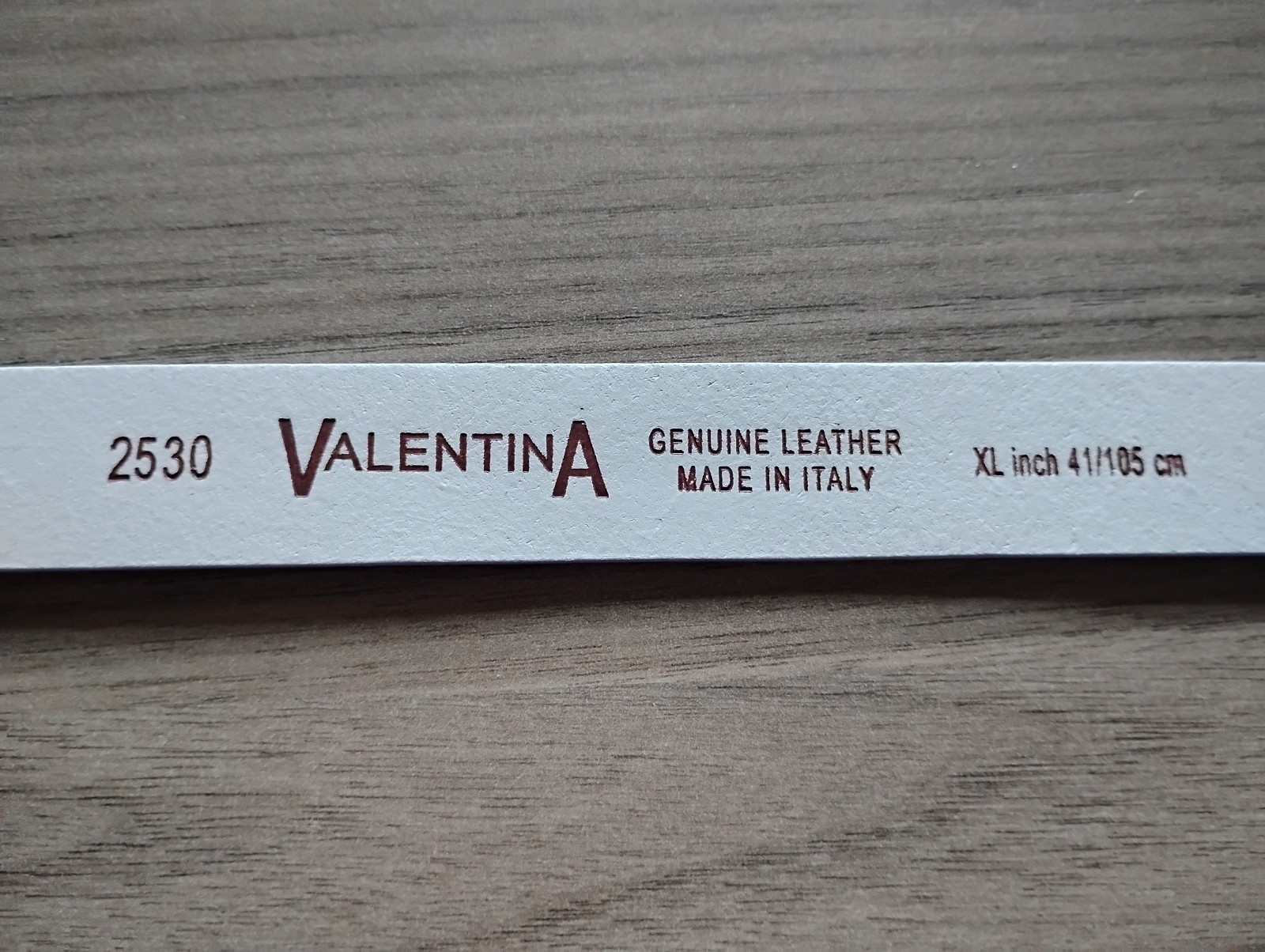 VALENTINA Size XL Genuine Leather Belt Women XL 41/105 cm NEW Made in Italy