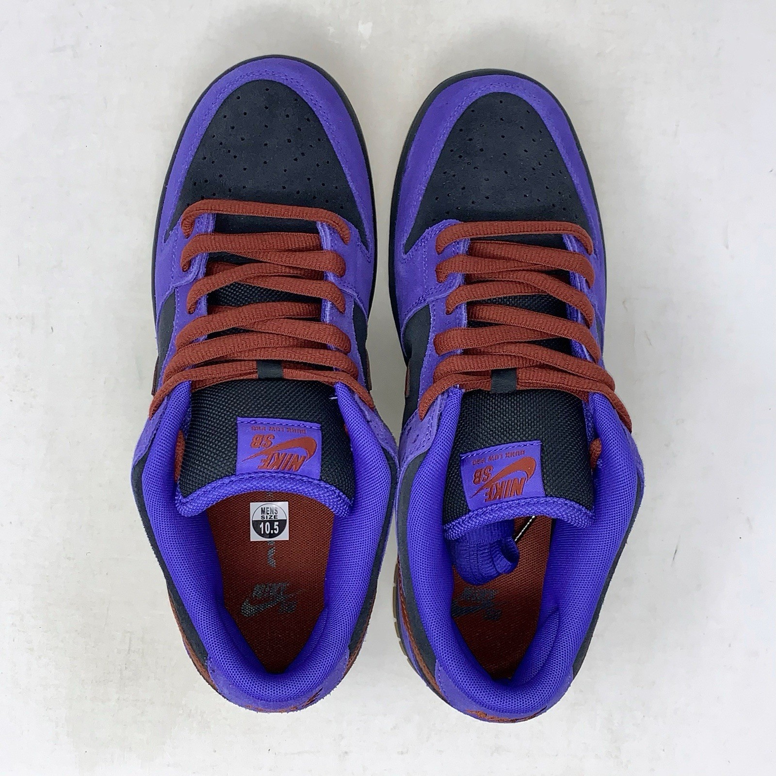 Nike SB Dunk Low Pro ‘Persian Violet’ Purple Sneakers, Size 10.5 HQ1625-500