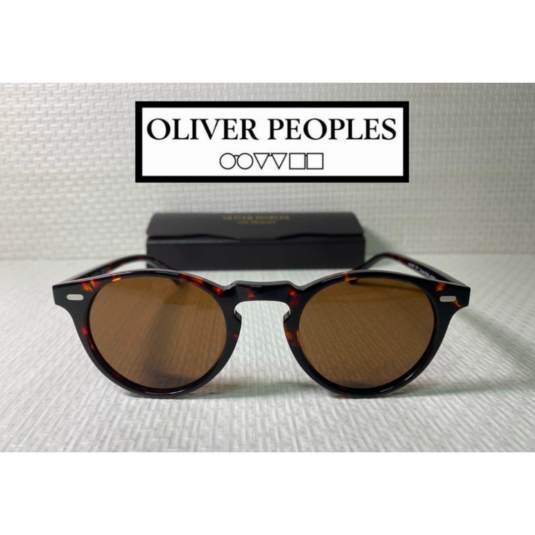 OLIVER PEOPLES Gregory Peck OV5186 Tortoise Shell Glasses From Japan New
