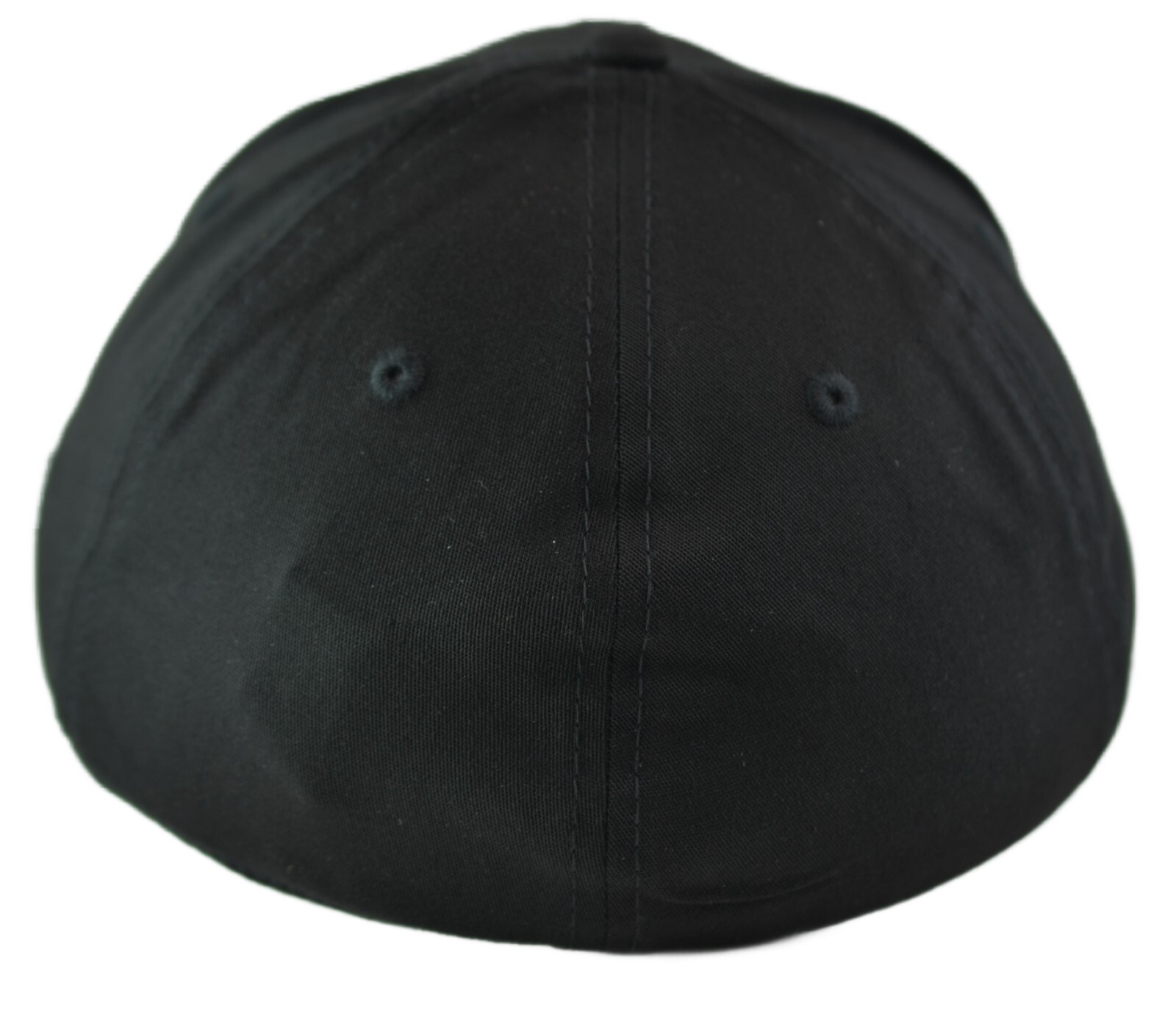 Quiksilver Mountain & Wave White Logo Flex FIt Black Hat
