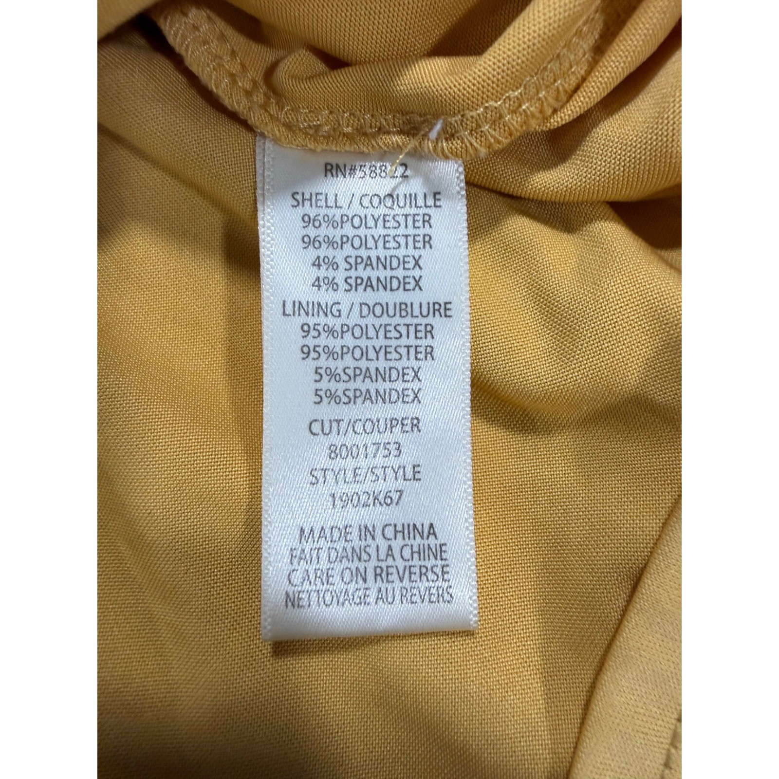 Max Studio Mustard Yellow Floral Smocked Waist Tiered Midi Dress 1902K67 XS