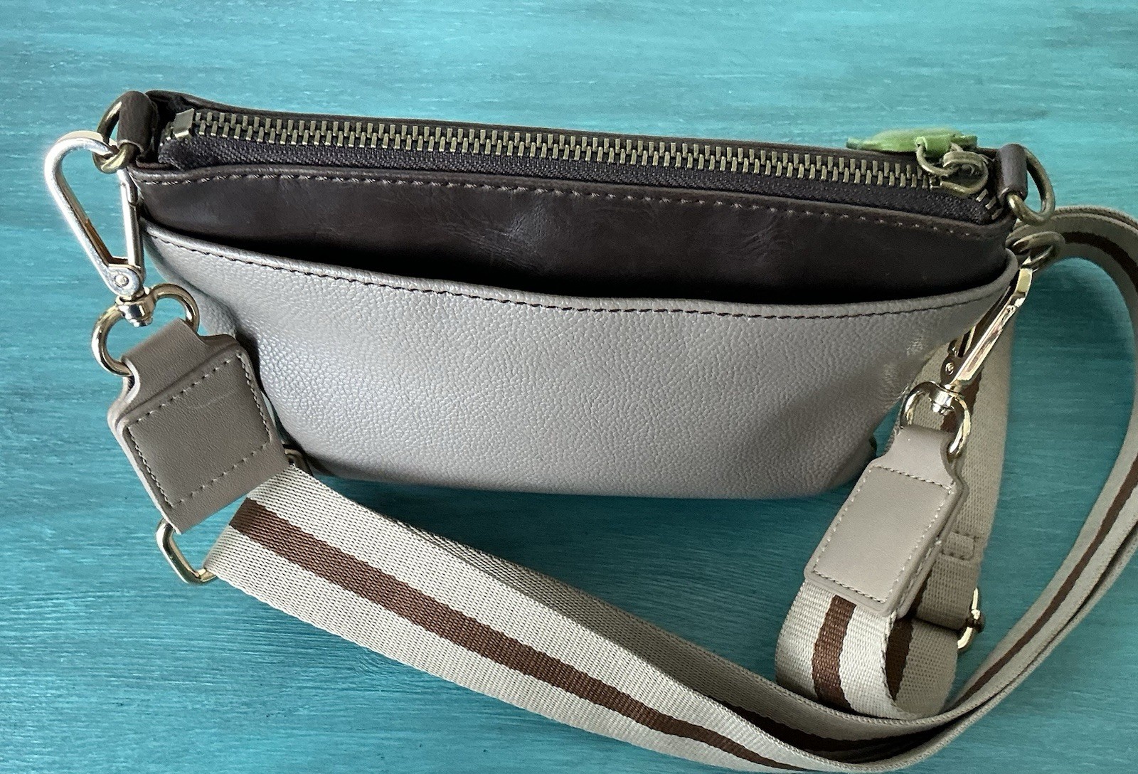 Chala Mini Crossbody Bag Blue Parrot Vibrant Quirky Boho Versatile Travel Resort