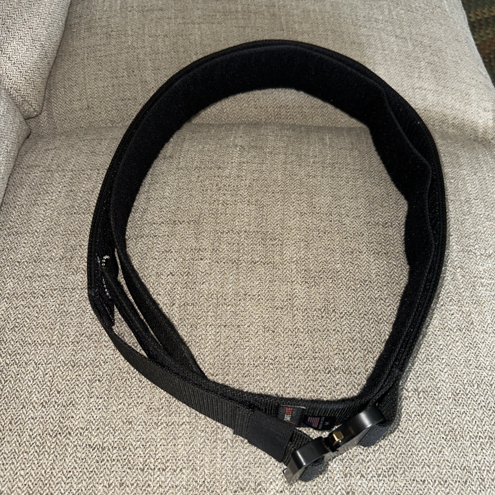 NWT Safe Life Defense Tactical Belt M Black Duty Cobra Pro Style Buckle USA 2PC