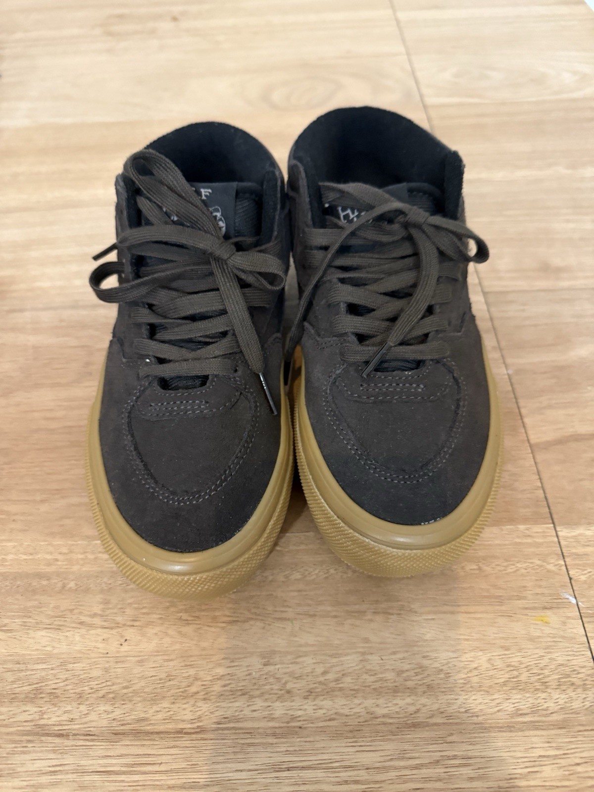 Vans Skate Half Cab Black Gum Sole Suede Skate Shoes Men Size 5 Women’s 6.5 New