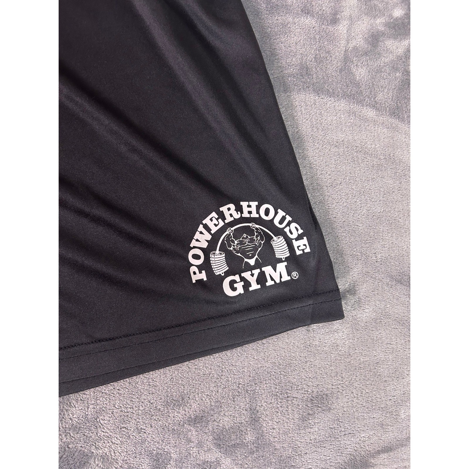 Y2K Powerhouse Gym Men’s Performance Training Shorts 2XL Black Athletic NWT