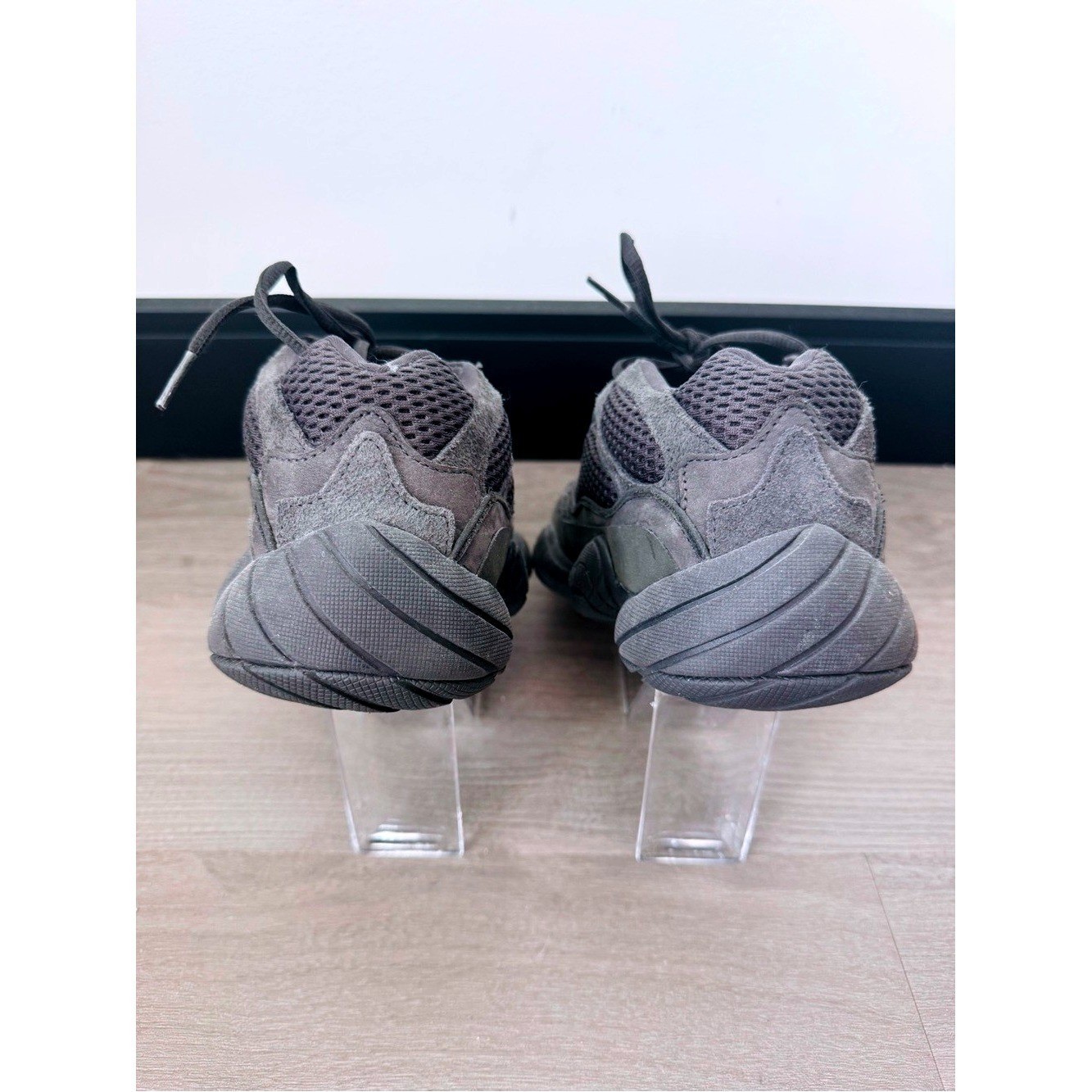 Adidas Yeezy 500 Utility Black F36640 Suede Mesh Chunky Sneakers Shoes Mens 7
