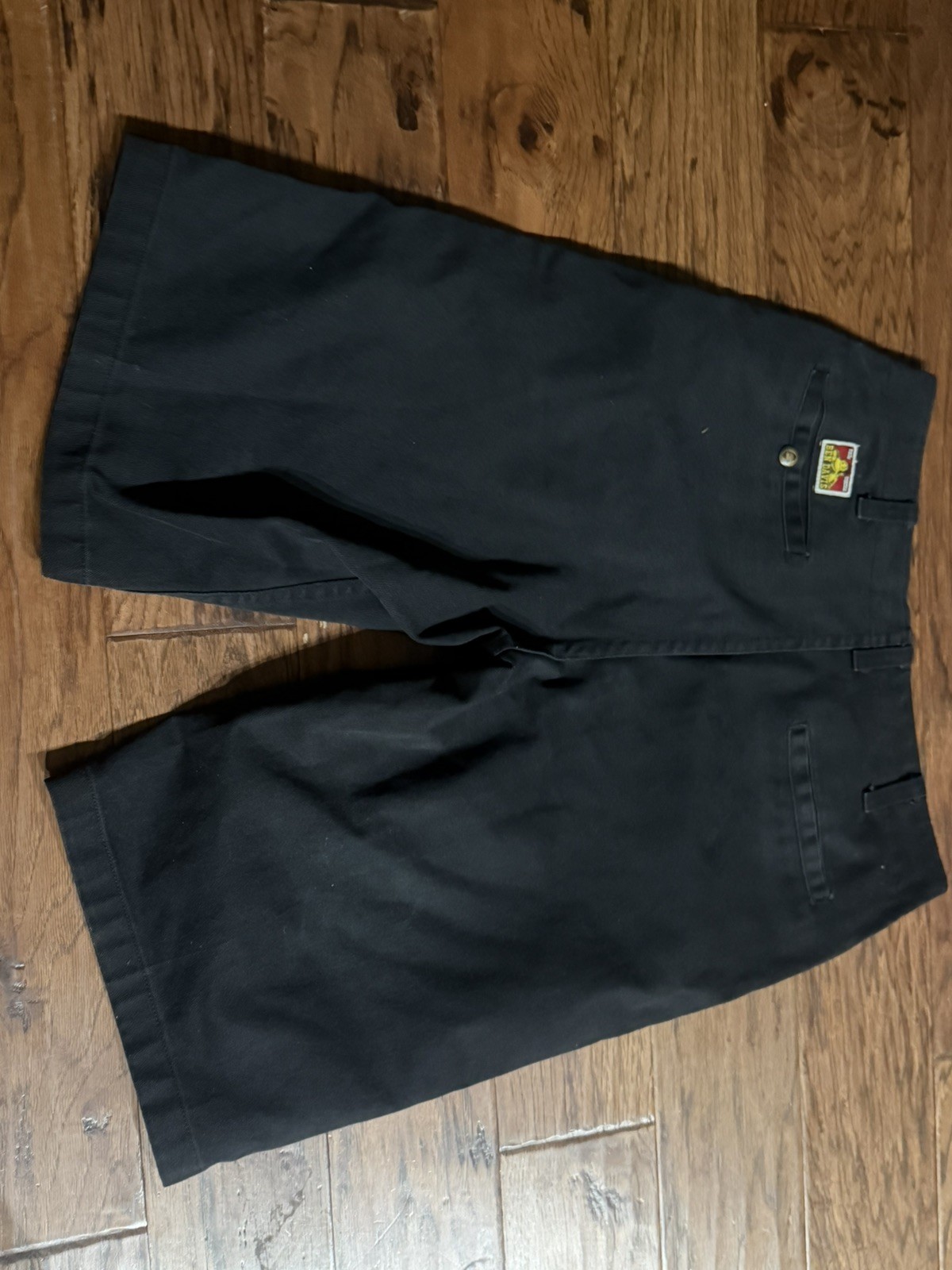 Vintage Ben Davis Shorts Mens Fits 34 Black Workwear