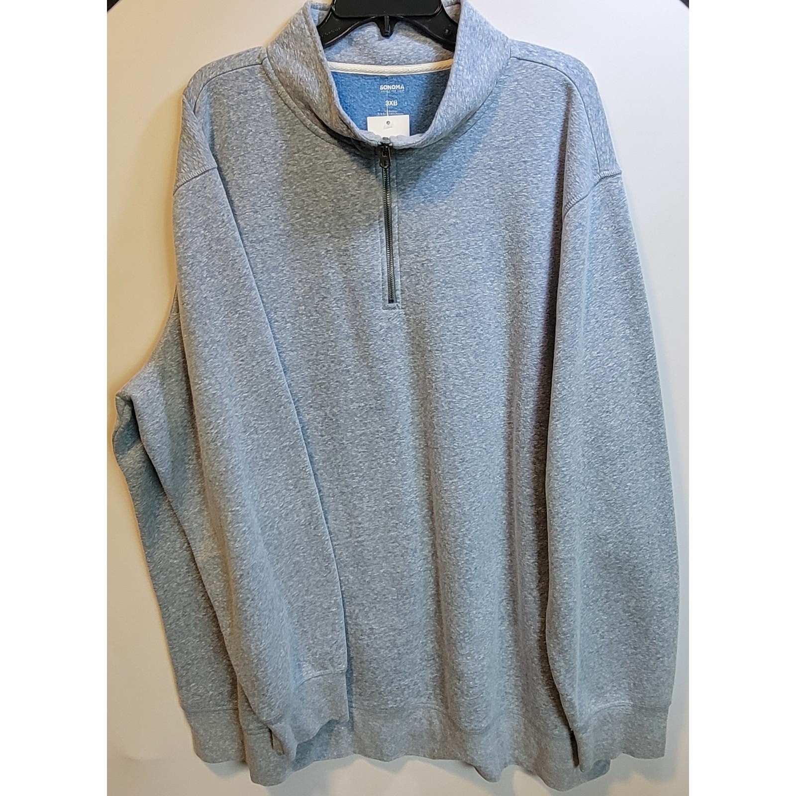 NWT Sonoma Men’s Big and Tall 3XB Three-Quarter Zip Pullover