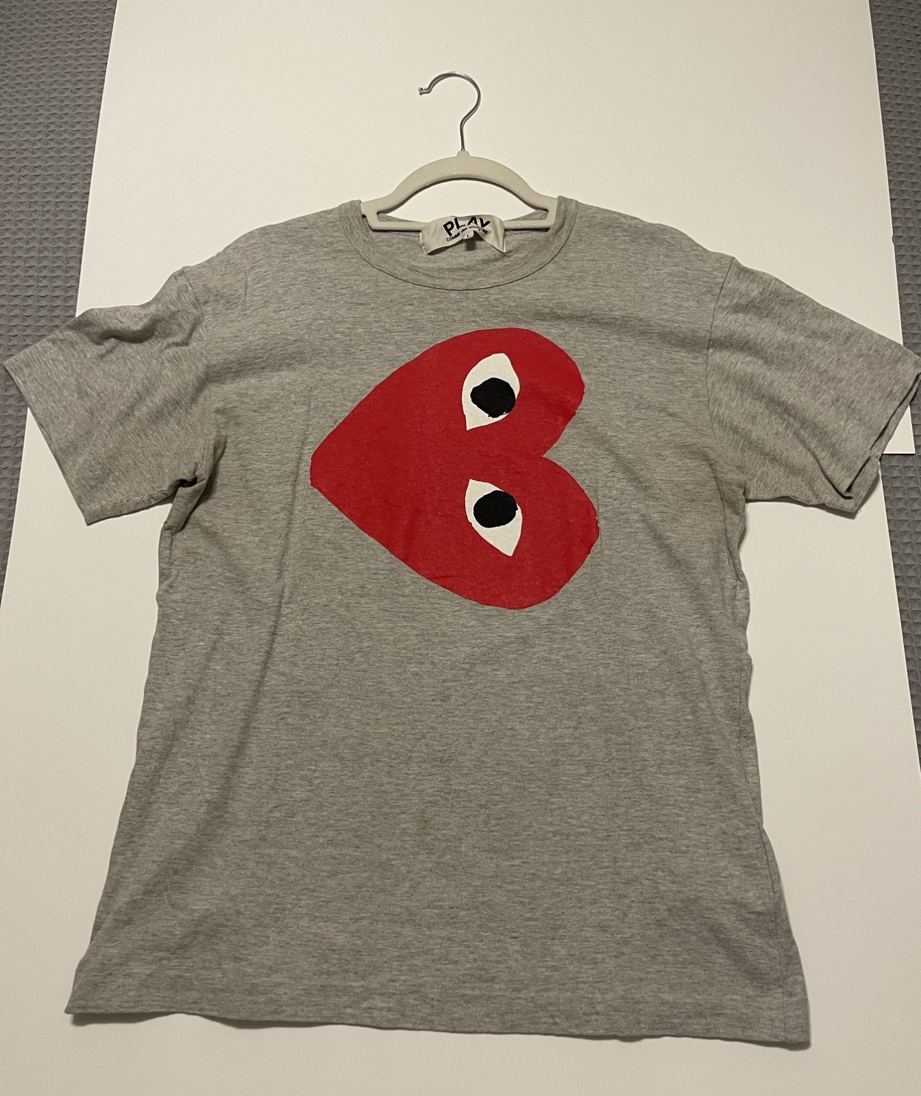 COMME DES GARCONS PLAY T-shirt Large, made in Japan