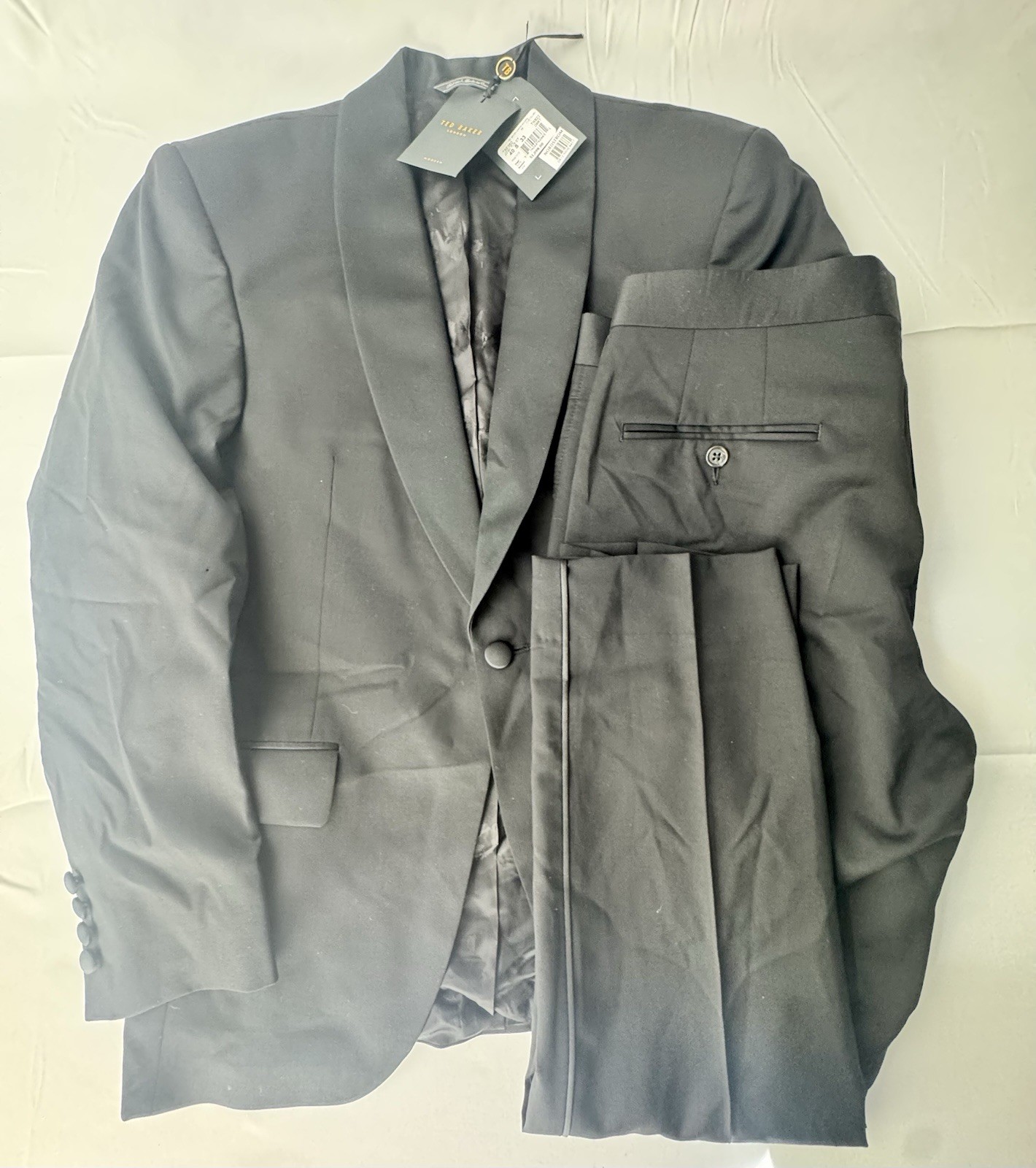 Ted Baker London Josh Tux CT Tuxedo Jacket 40S & Pants Size 33; $1,098 Value!