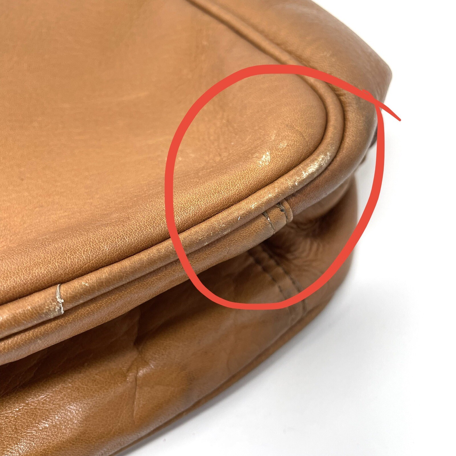 Le Donne Leather Bag Messenger Backpack Laptop Brown Caramel