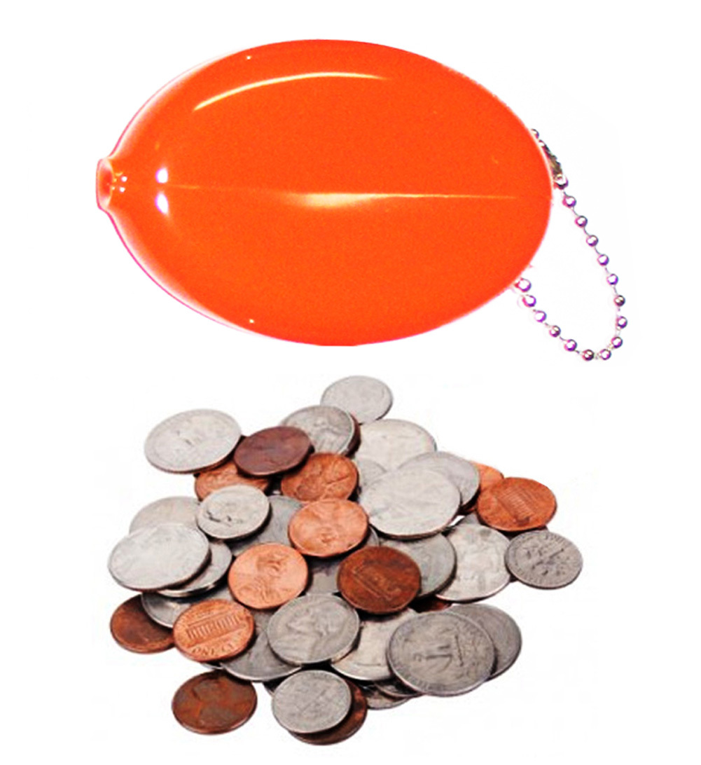 Oval Squeeze Purses Made in USA – 25 Unit Pack, Organizes small items and coins