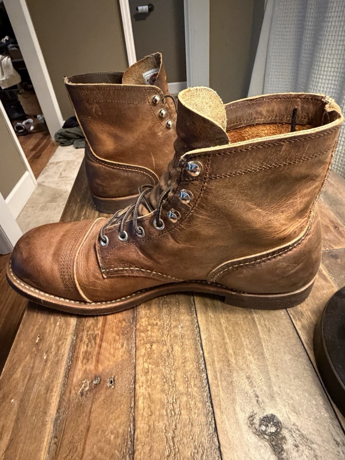 Red Wing Shoes Iron Ranger Heritage 8085 Men’s Copper Rough Tough Size 12