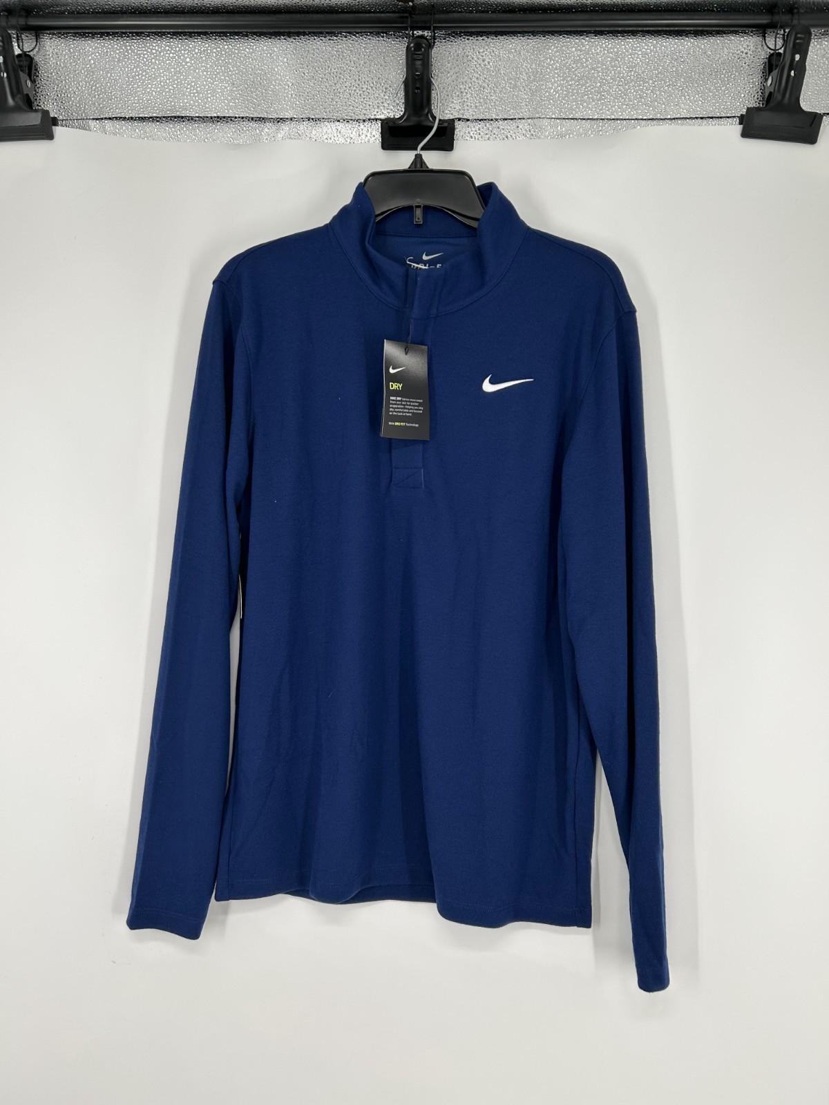 Nike Victory Golf Mens Medium Standard Fit Quarter 1/4 Zip Pullover CN1018-492