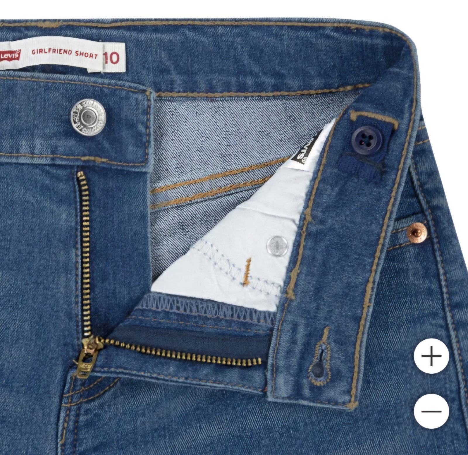 Levi’s Girls Denim Short Youth Size 12