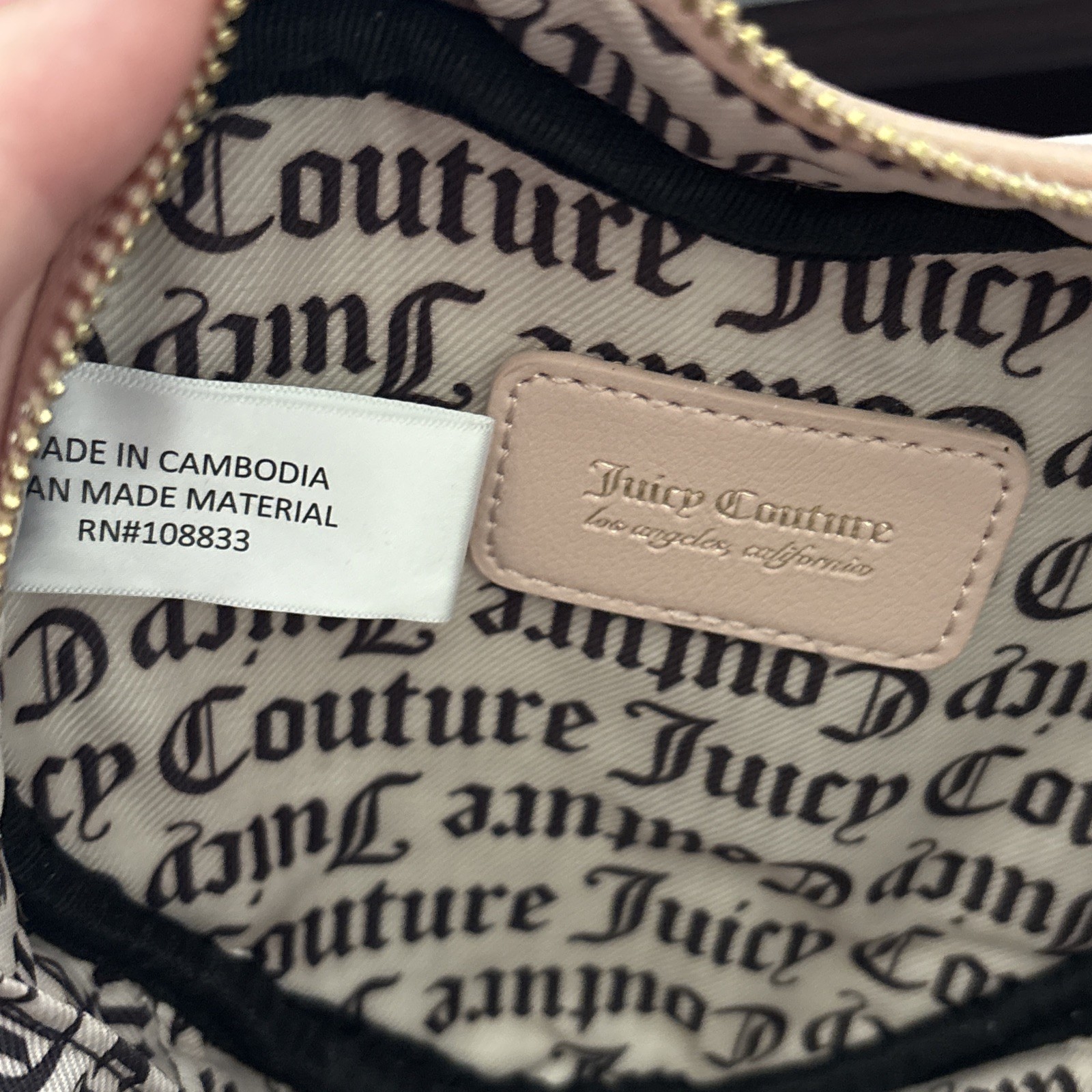 NWT Juicy Couture Pink Clay #2 Precious Moments Heart Crossbody MSRP $118