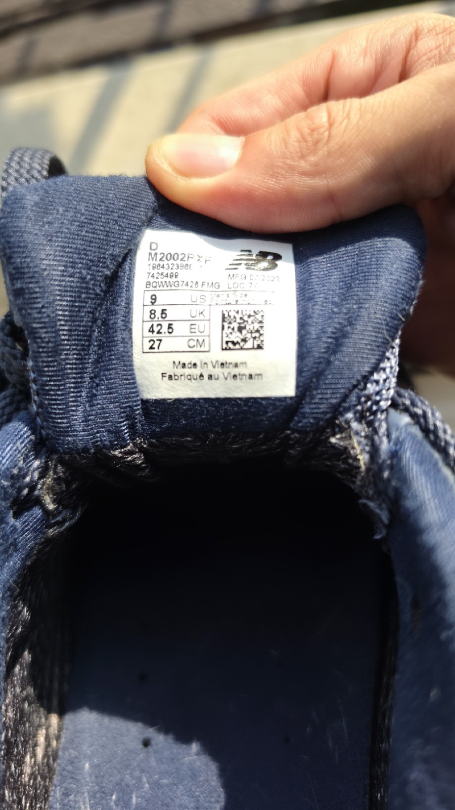 New Balance 2002R GORE-TEX Vintage Indigo Sz 9 Pre Owned Outdoor Streetwear Hike
