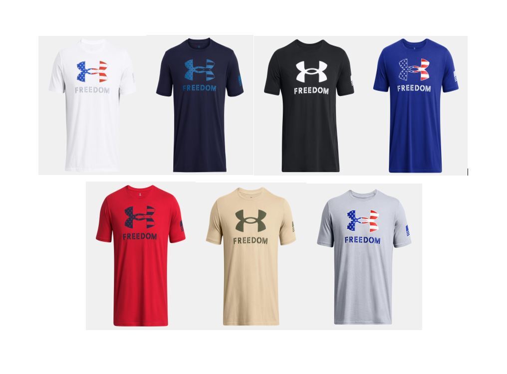 Under Armour Mens UA Men’s UA Freedom Logo T-Shirt