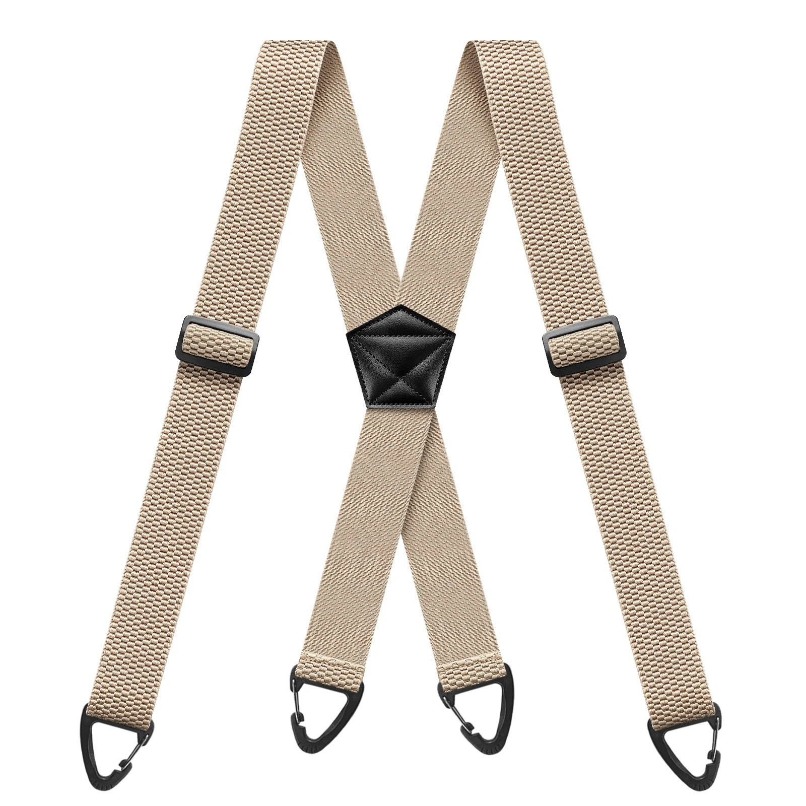 Suspenders for Men Heavy Duty, X Shape Back Hidden Suspender 1.5″ Under Clothing