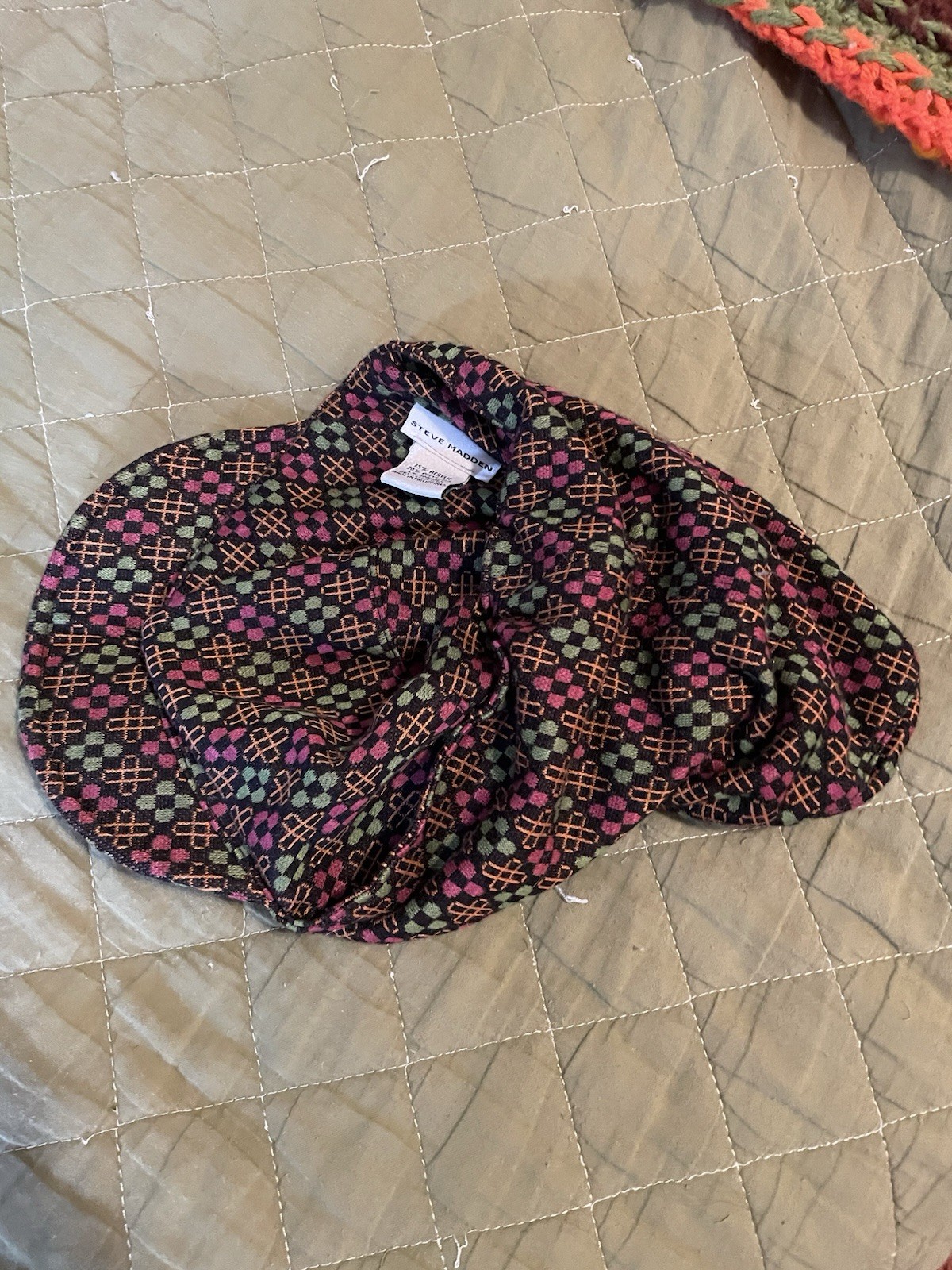 Steve Madden Vintage Hat Slouch Floppy Soft Brim Retro Hippie Y2k