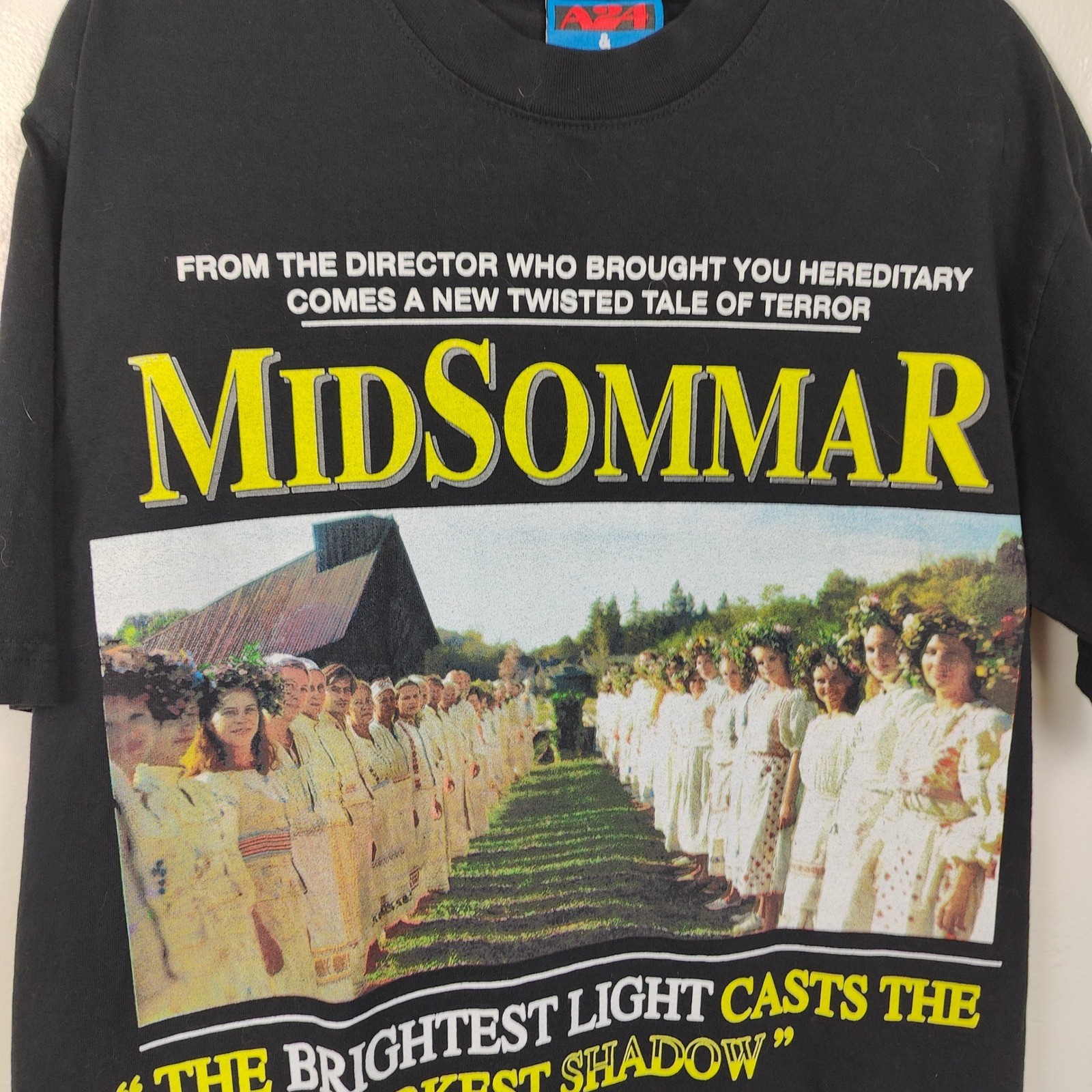 Online Ceramics Midsommar A24 Tee Mens Medium Black Graphic 5 Year Anniversary