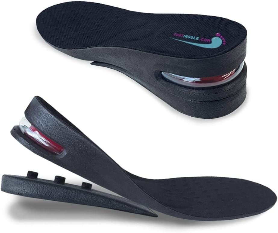 Elevate Your Style: 2″ Height Increase Insoles with Air Cushion for Men’s 7-11