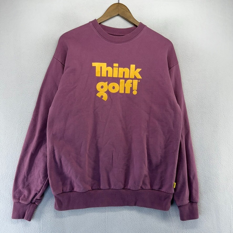 Golf Wang Sweatshirt Men’s Medium Purple Yellow Crewneck Think Tyler The Creator