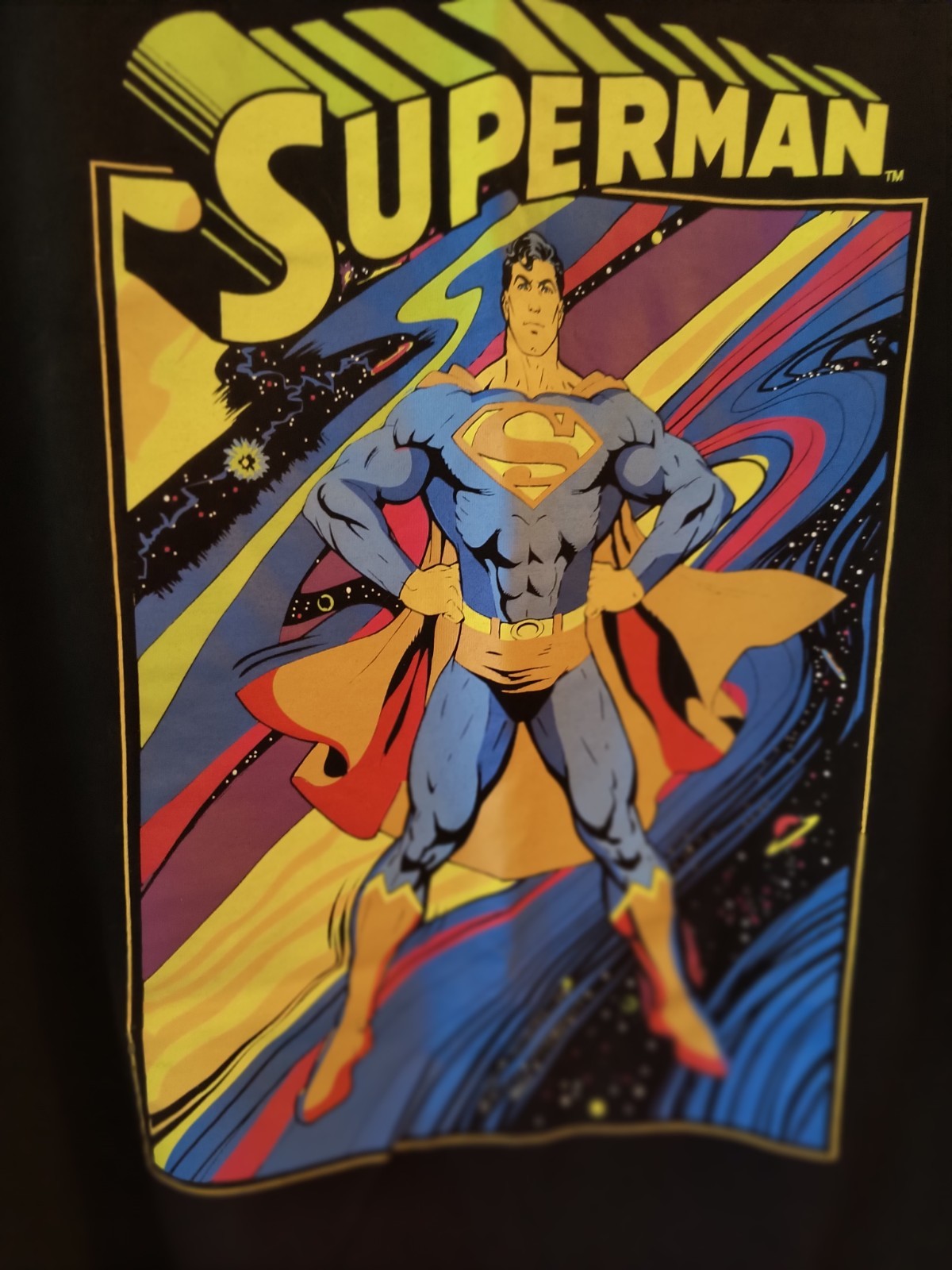 DC Comics Worlds Finest JUSTICE LEAGUE Box SUPERMAN T-Shirt XL