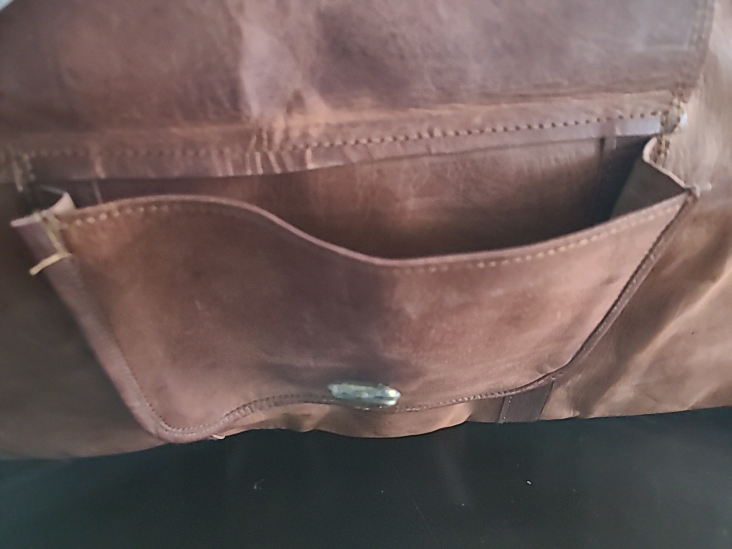 28-Inch Large Leather Duffel Bag – Travel, Gym, Sports, Overnight & Weekend Bag