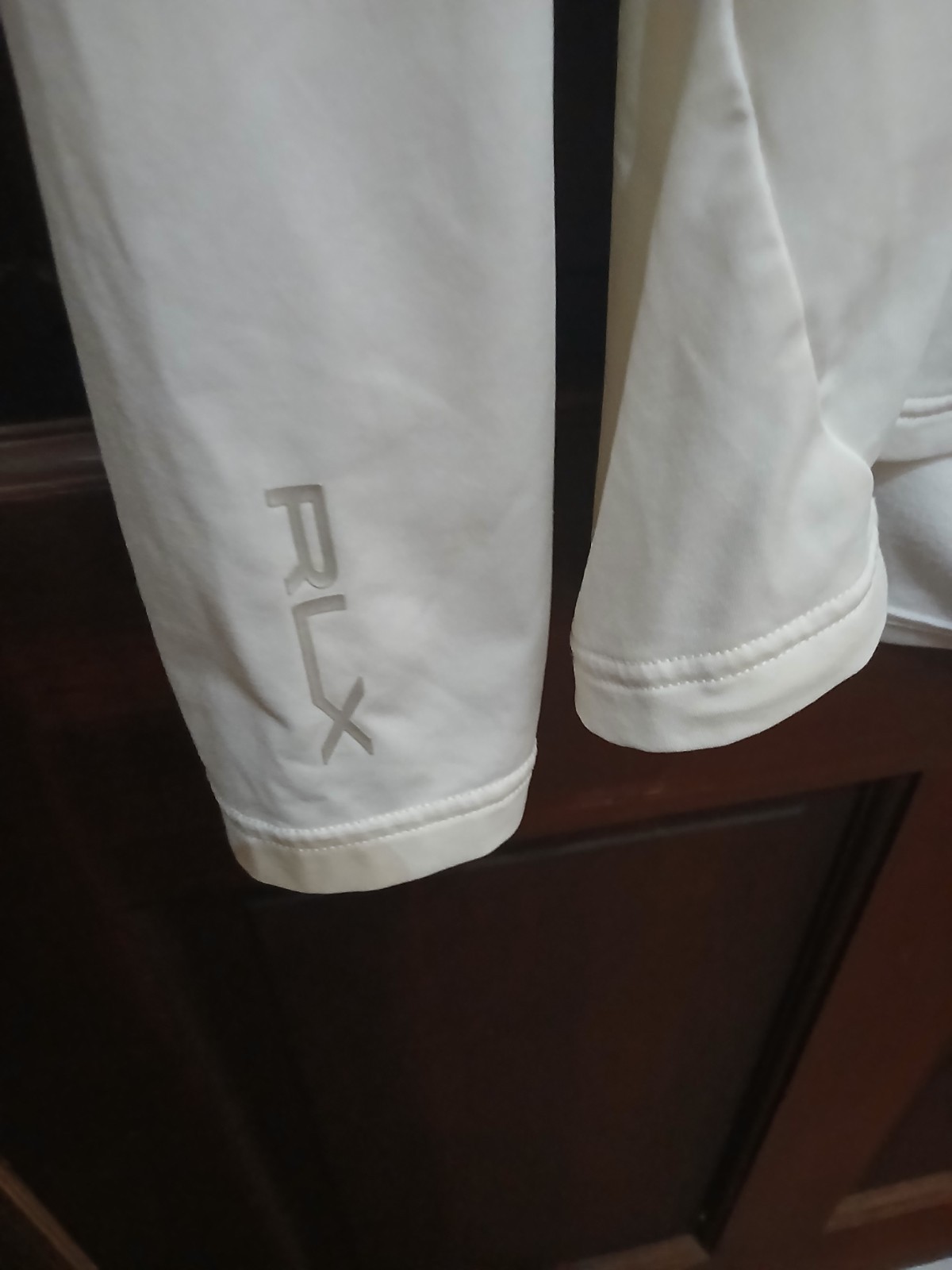 RLX Ralph Lauren Quarter Zip Pullover Mens Size M White Performance Golf Shirt