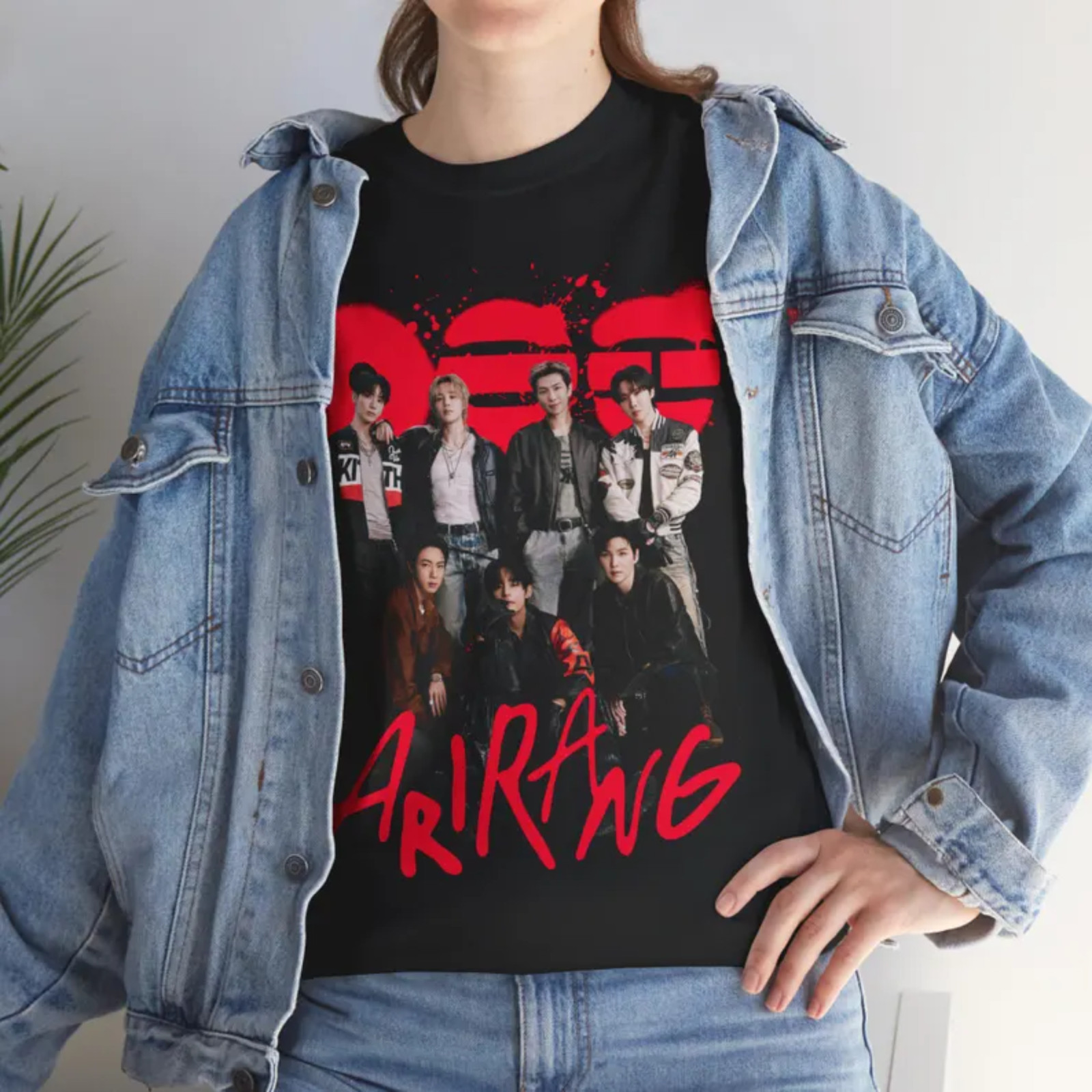 BTS ARMY Fan Shirt 2026 Kpop Gift Idea Concert Graphic Sided Tee