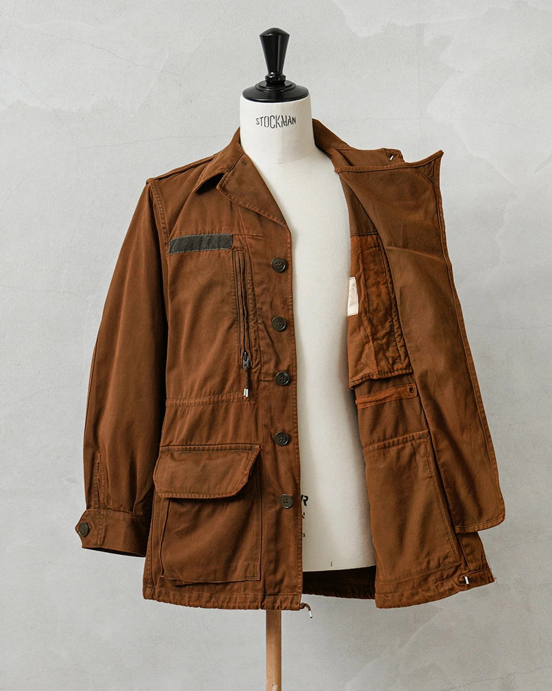 French Army M-64 Jacket Brown Used Military Surplus Size Not Applicable