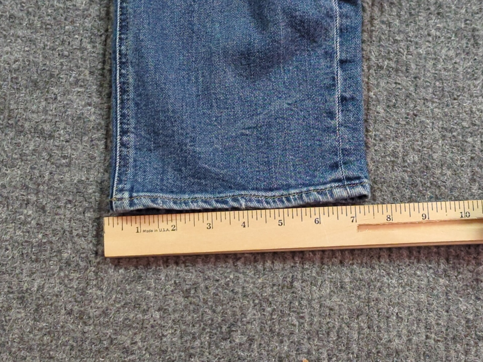 J Crew Jeans Men 34×34 Blue Straight The Sutton Denim Cotton