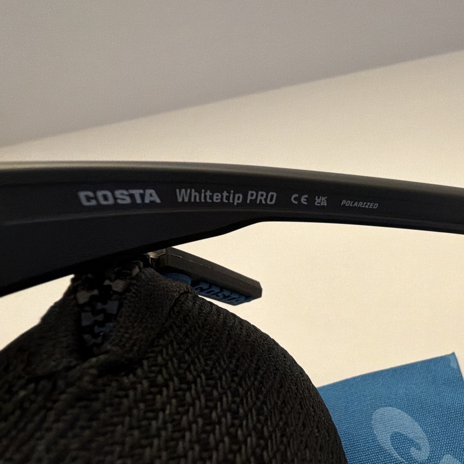 Costa Whitetip PRO Polarized Mirrored Blue Lens Gray Wrap Sunglasses
