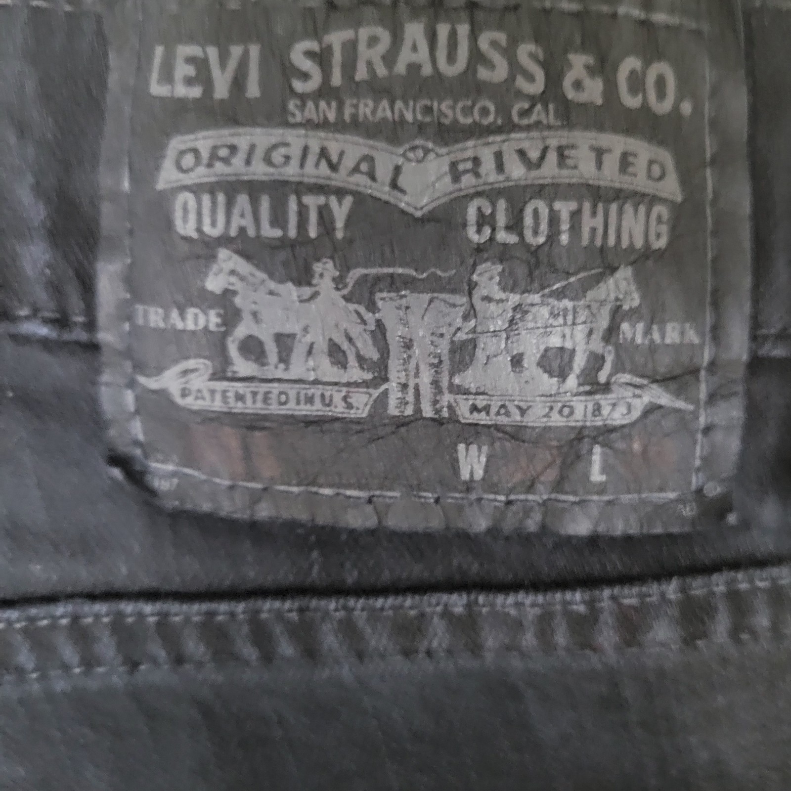 Levi’s 511 Black Slim Fit Stretch Straight Jeans 32/34 Men’s Pre-owned Condition