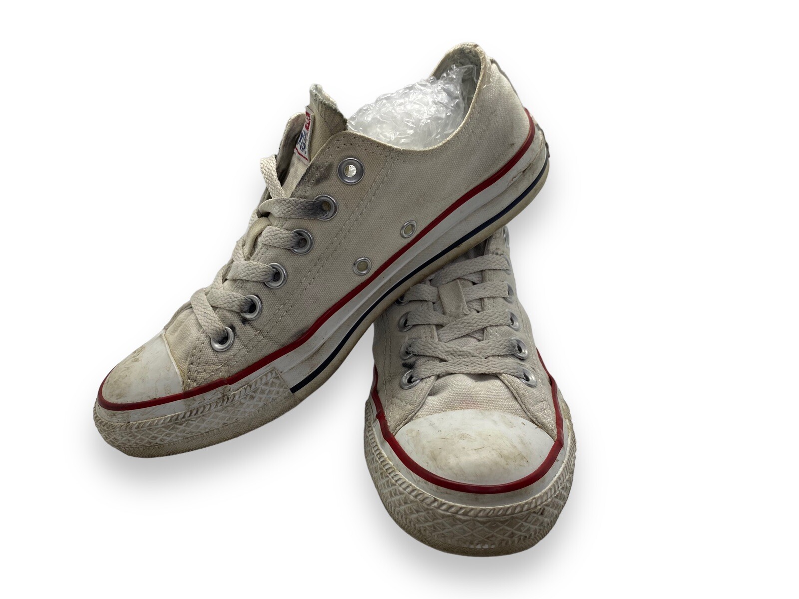 Converse Chuck Taylor All Star Sneaker Canvas White Shoe Men 5 Women 7 Low Top