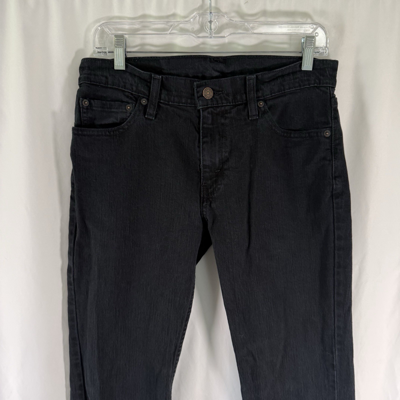 Levi’s 511 Denim Jeans Men’s 30×32 Black Slim Fit Flat Front 5 Pocket