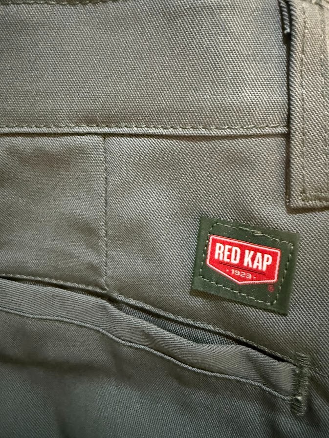 Red Kap Work Pants Mens 48 Blue Straight Canvas Workwear Men 48X28 PT20SG0.