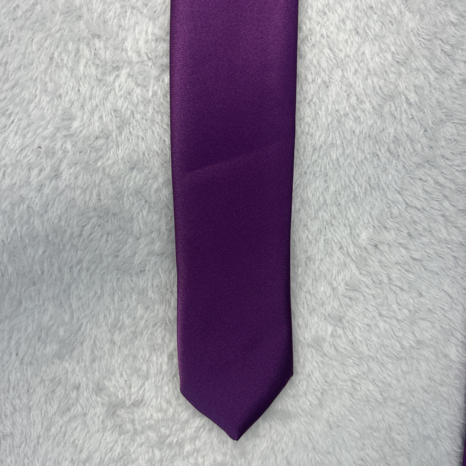 Cheri Copain Purple Men’s Necktie 3.25”x 57” All Silk Handmade