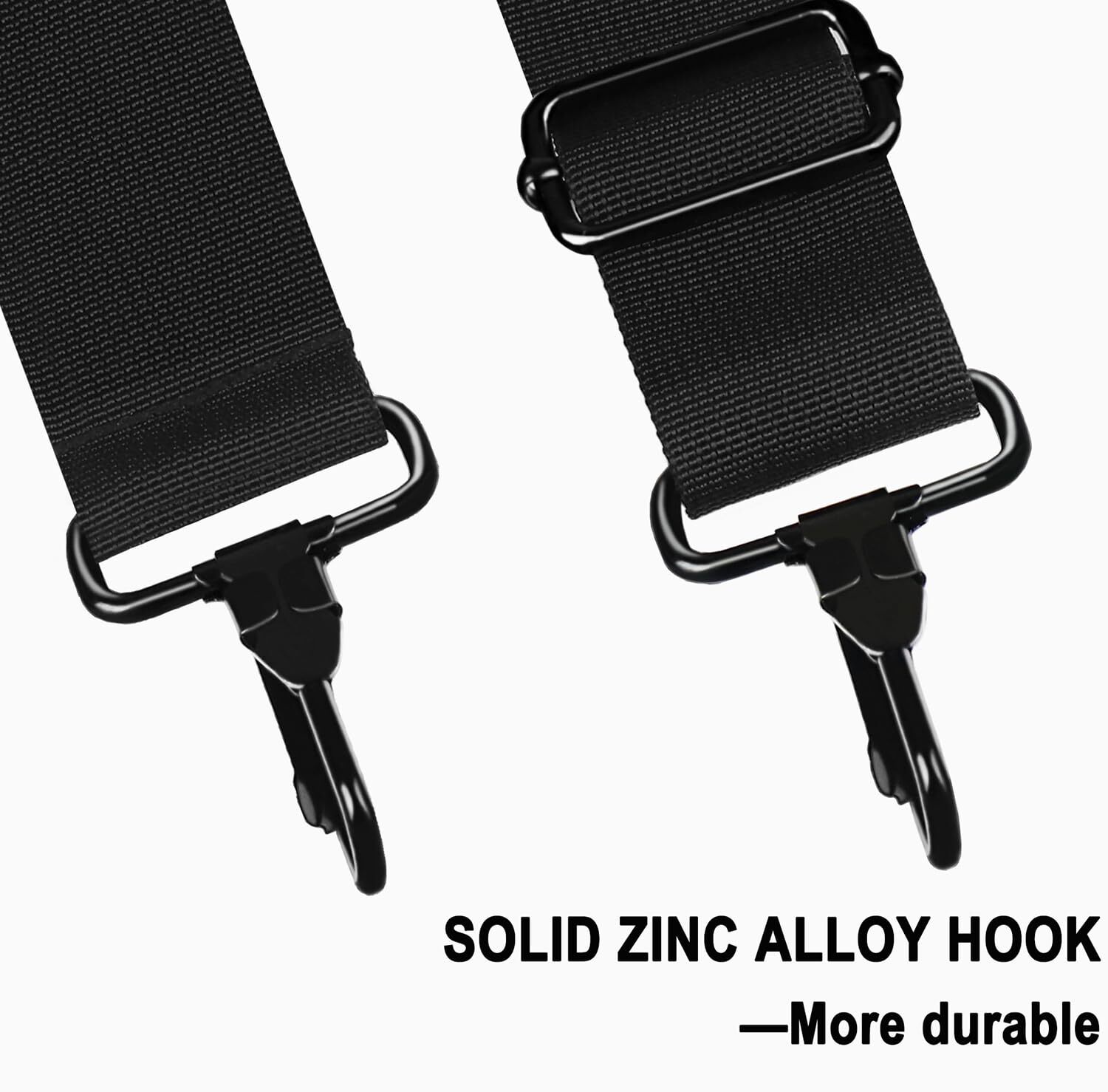 BOOEUDI 56 inch Shoulder Strap, Universal Adjustable Thick Soft Duffel Bag
