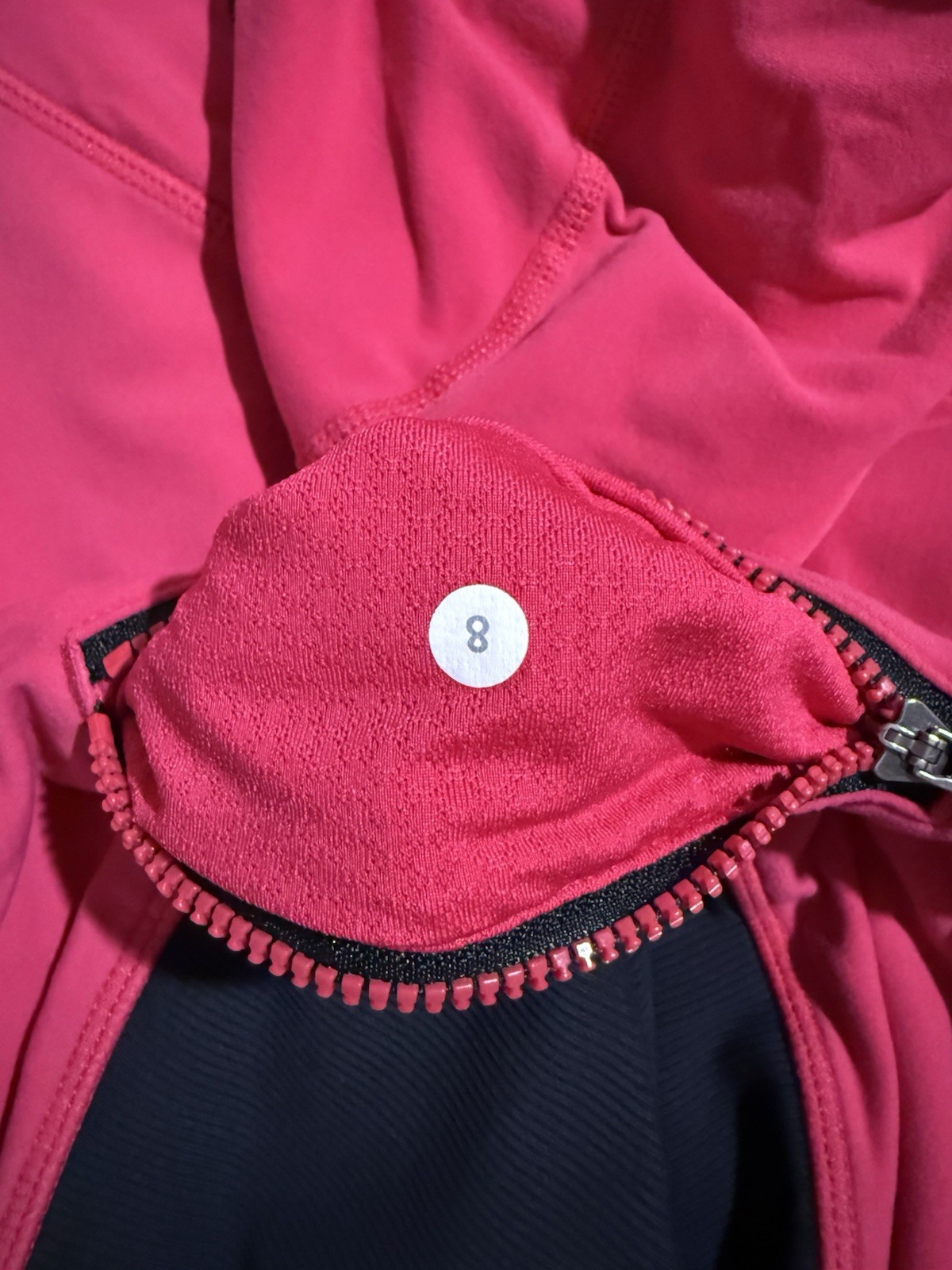Lululemon Size 8 Pink Long Sleeve With Unique Art special edition Excellent EUC