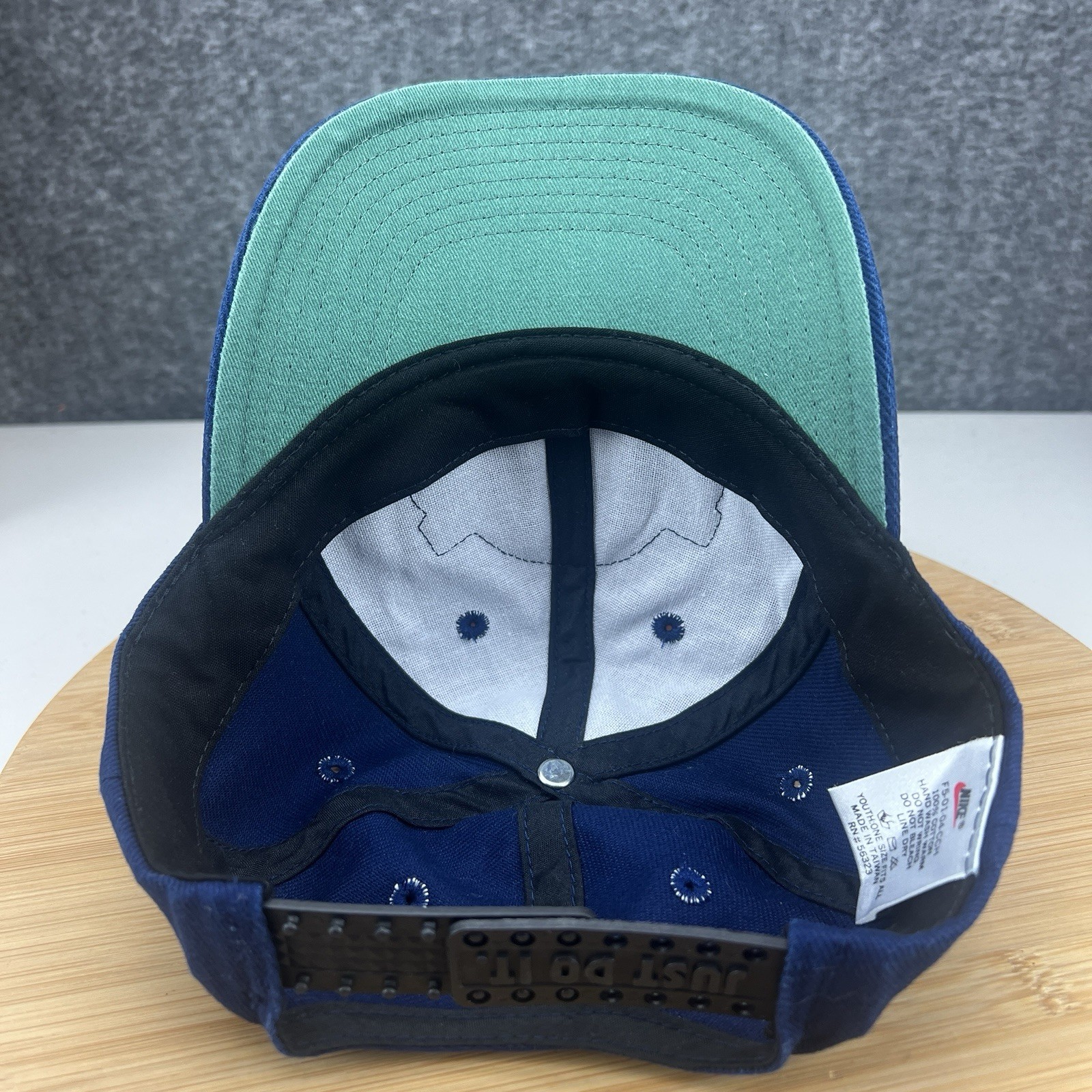 Vintage Nike Street Hockey Hat Cap Snapback OSFM Youth Kids Blue Embroidered