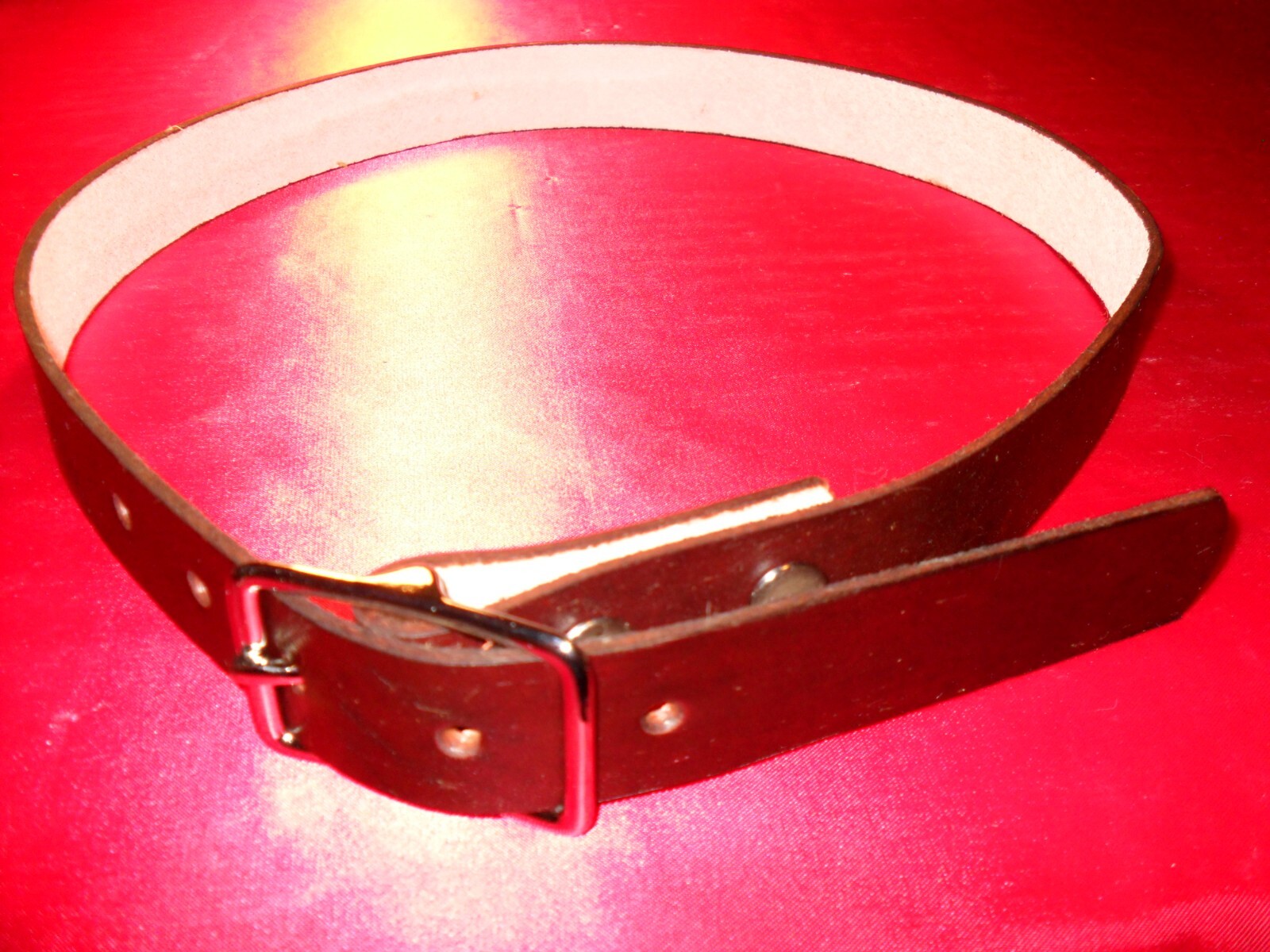 HB5: Plain HAT BAND Leather Assorted colors with Custom lengths