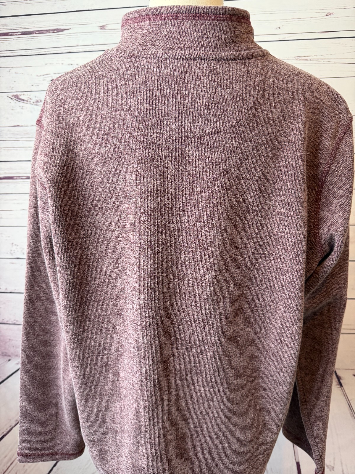 Gap knit sweater size Large Mens 1/2 zip quarter Mock Turtleneck Preppy half zip