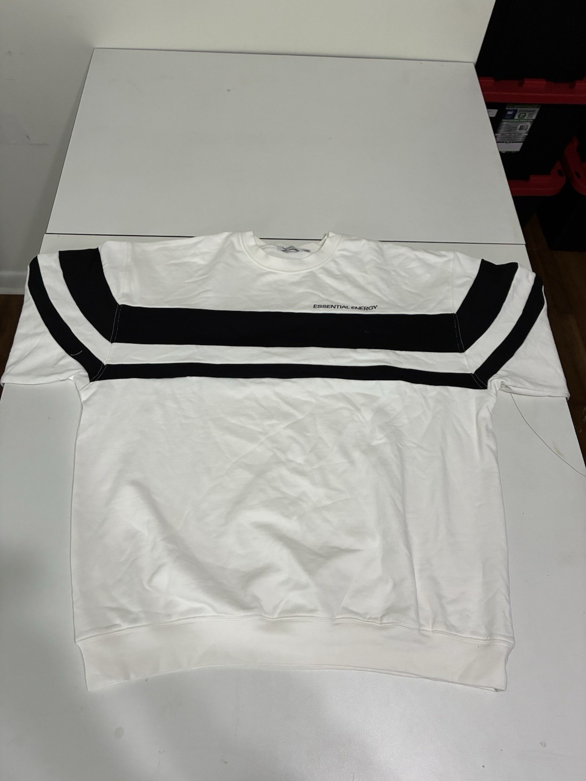 Celsius Energy Sweatshirt Large White Essential Energy Promo Athletic Streetwear