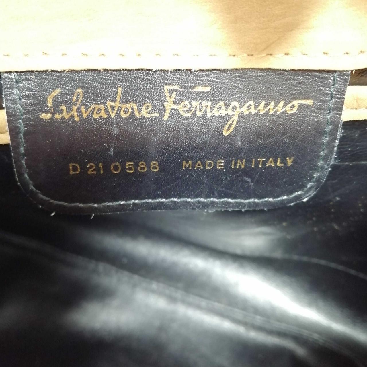 Salvatore Ferragamo Brown Shoulder Bag 10.6 inch