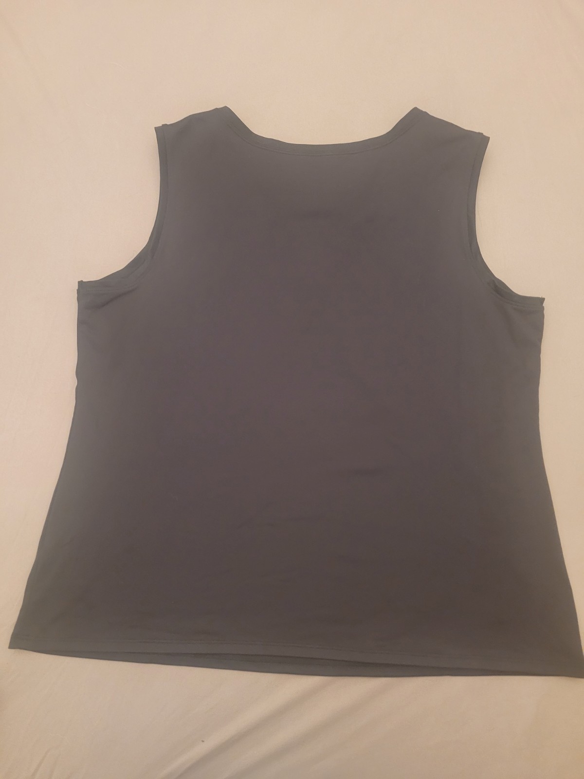 Dana Buchman Womens X LARGE Sleeveless Flowing Tank Top 92% Nylon 8% Spandex